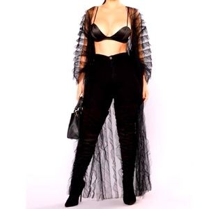 Sheer Romance Mesh Robe/Kimono (Brand New! X-Small)